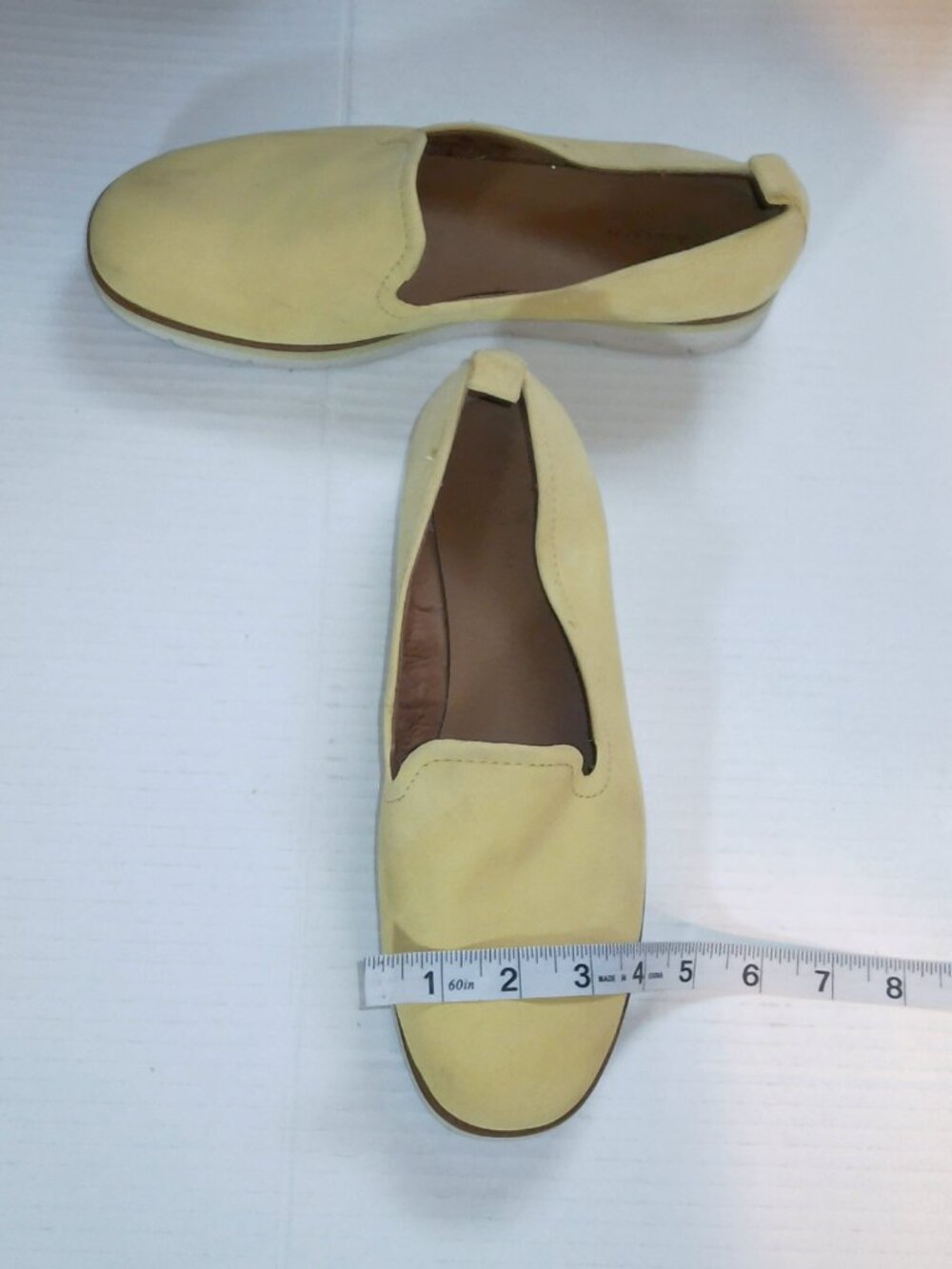 Caslon Hadley-Lea Yellow Suede Slip On Loafers Sneakers Women's Size 8M - Picture 5 of 14